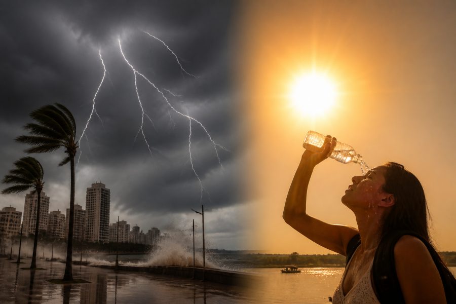 Agosto termina com chuvas no Sul e calor extremo no Norte do Brasil