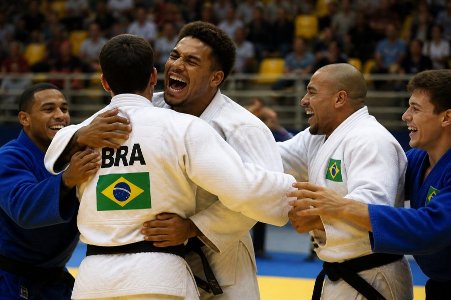 Brasil derrota Alemanha e leva título do Desafio Internacional de Judô