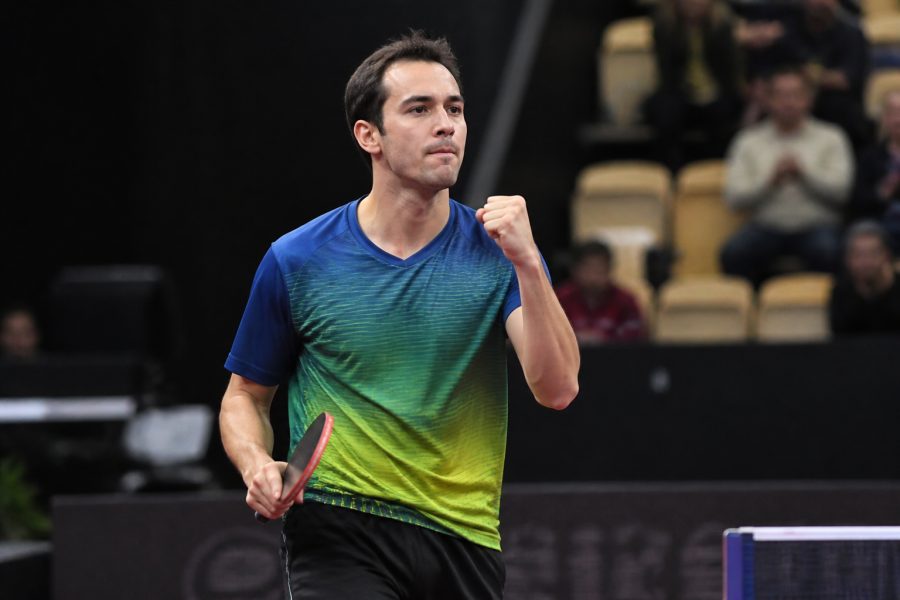 Hugo Calderano avança às oitavas no Europe Smash, na Suécia