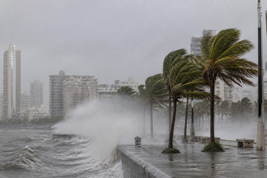 Cidade de Santos, no litoral de São Paulo, registra ventos de 109 km/h