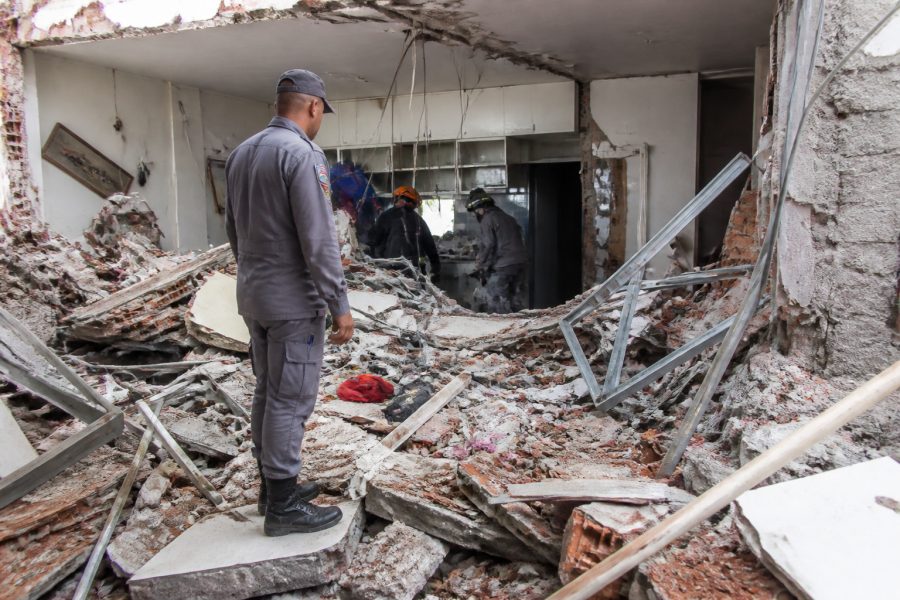 Explosão de botijão de gás em SP interdita 13 residências na zona norte