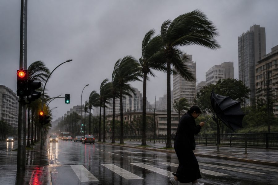 Frente fria leva chuva e ventania à capital paulista e áreas do estado