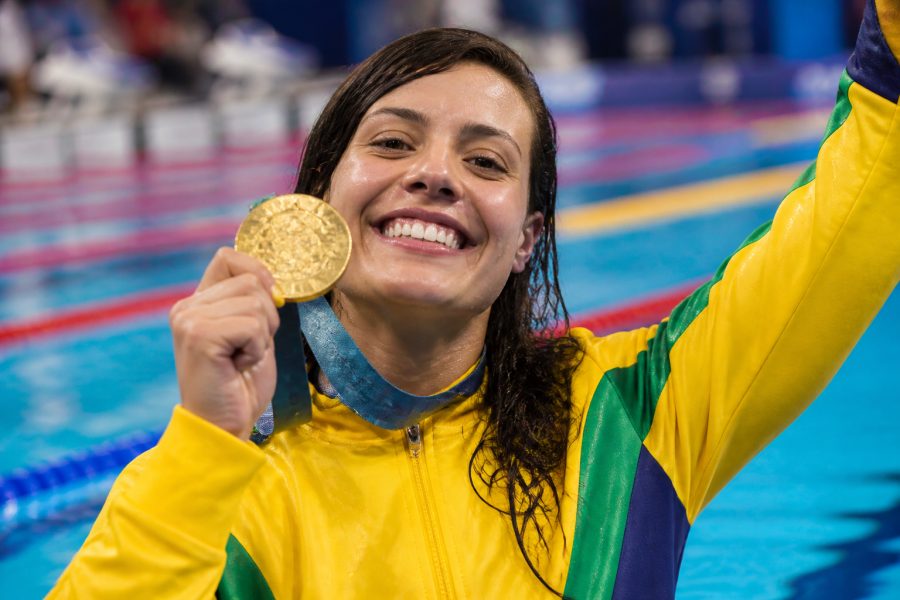 Parapan-Pacífico de natação: Brasil estreia com medalhas e recorde