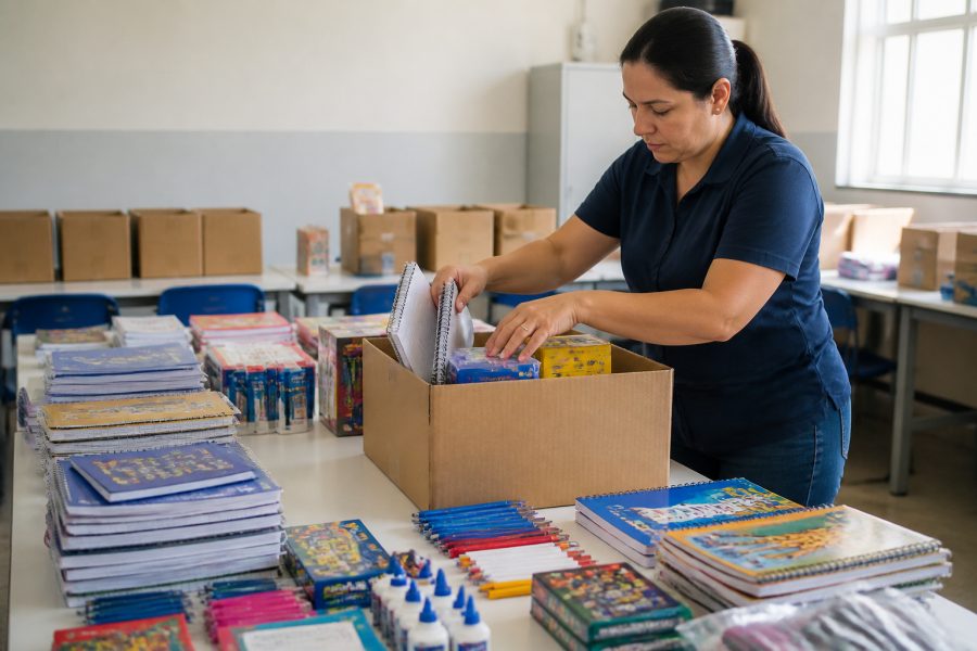 Prefeitura prepara a compra de novos kits de material escolar para os alunos da rede municipal