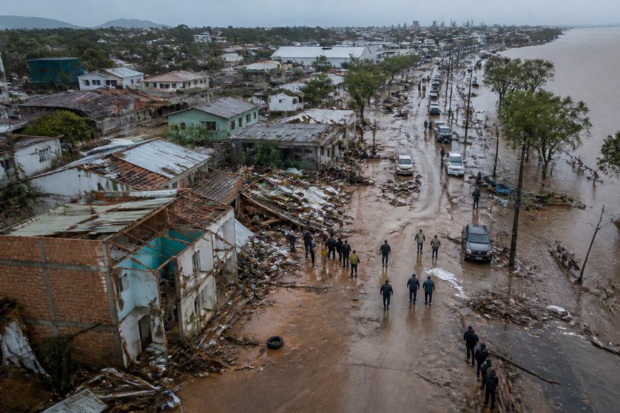 RS: Defesa Civil confirma uma morte e cinco feridos após ciclone bomba