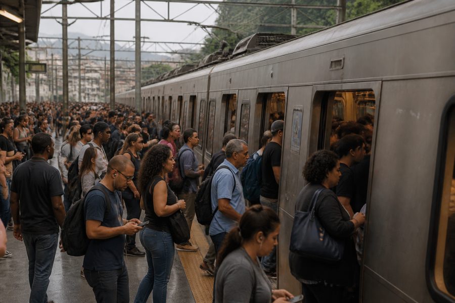 Rio: Trens e Metrô mudam horários por causa de ventos fortes