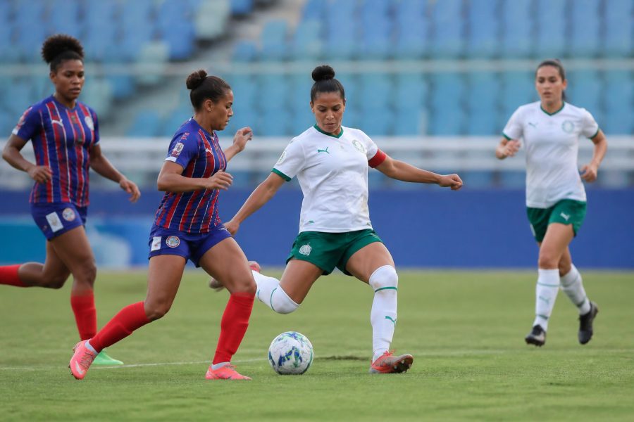 Brasileirão Feminino: Bahia e Palmeiras ficam no 1 a 1 pelas quartas
