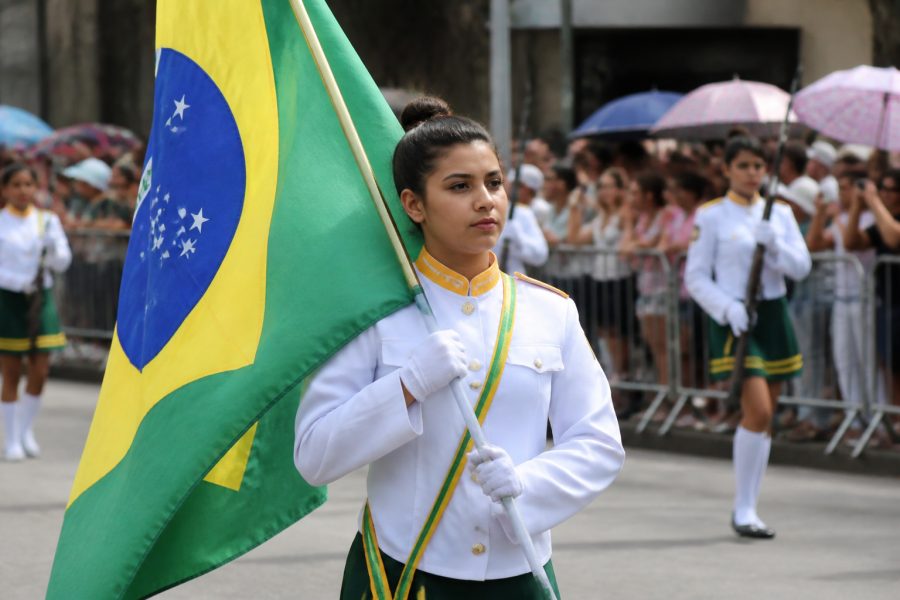 Desfile celebra o Dia da Independência